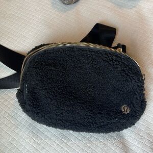 Lululemon shearling belt bag